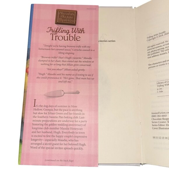 Chocolate Shoppe Mysteries Trifling With Trouble - Hardcover - Picture 6 of 8